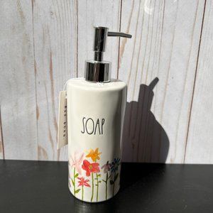 NWT Rae Dunn wildflower bathroom SOAP pump